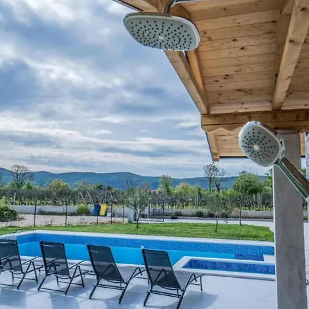 Modriola With Heated Pool In - Imotski ヴィラ